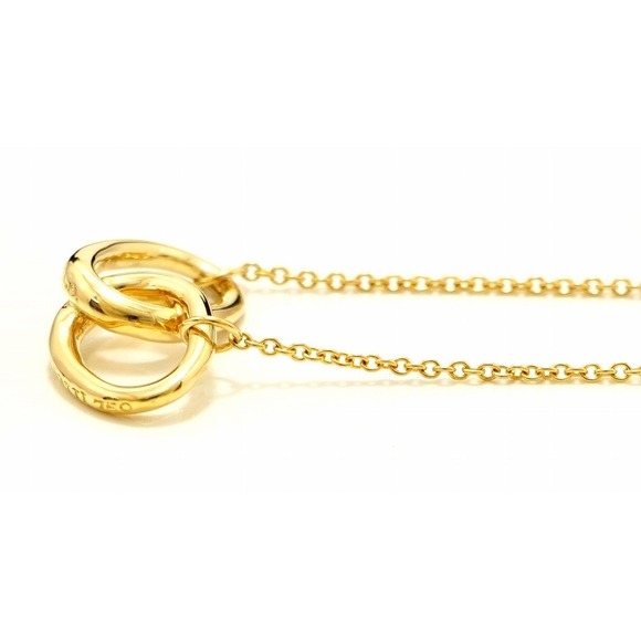 Tiffany Double Loop Yellow Gold Necklace